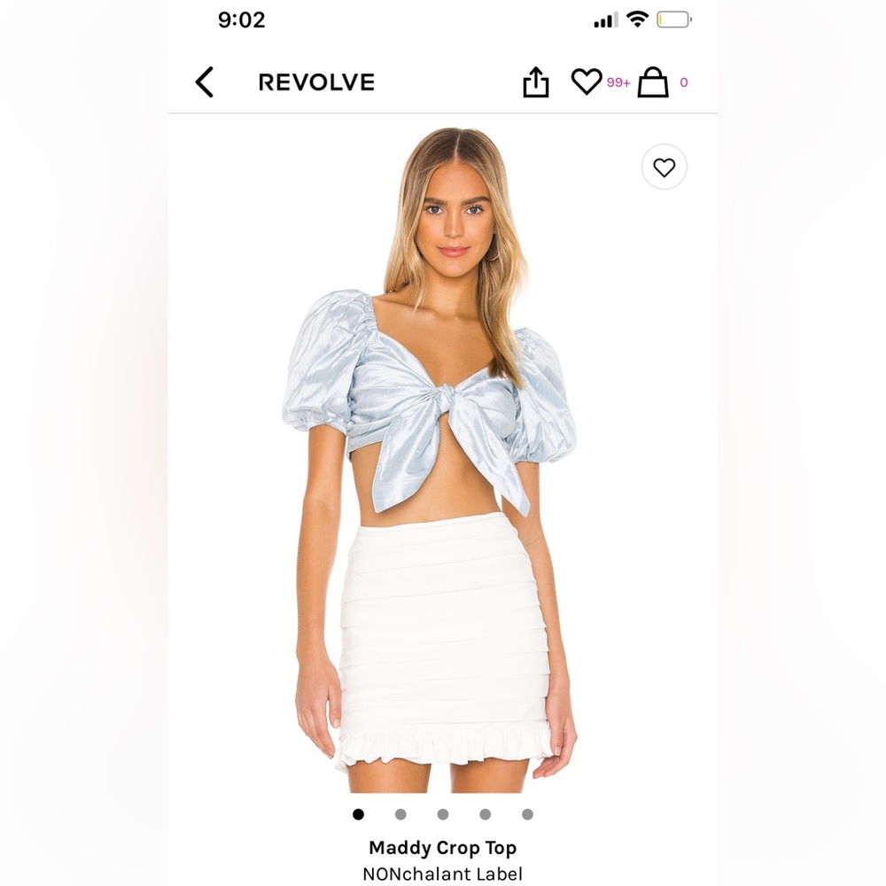 Revolve fun summer top teal